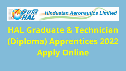 Untitled HAL Apprentice Jobs Bharti 2022 HAL Apprentice Jobs Bharti 2022