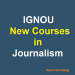 IGNOU started new courses for master of journalism