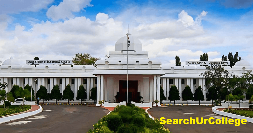 Alagappa University Distance Education Courses Admission Eligibility Fees