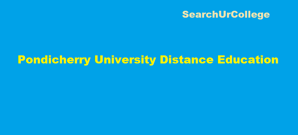 Pondicherry University Distance Education Pondicherry University Distance education