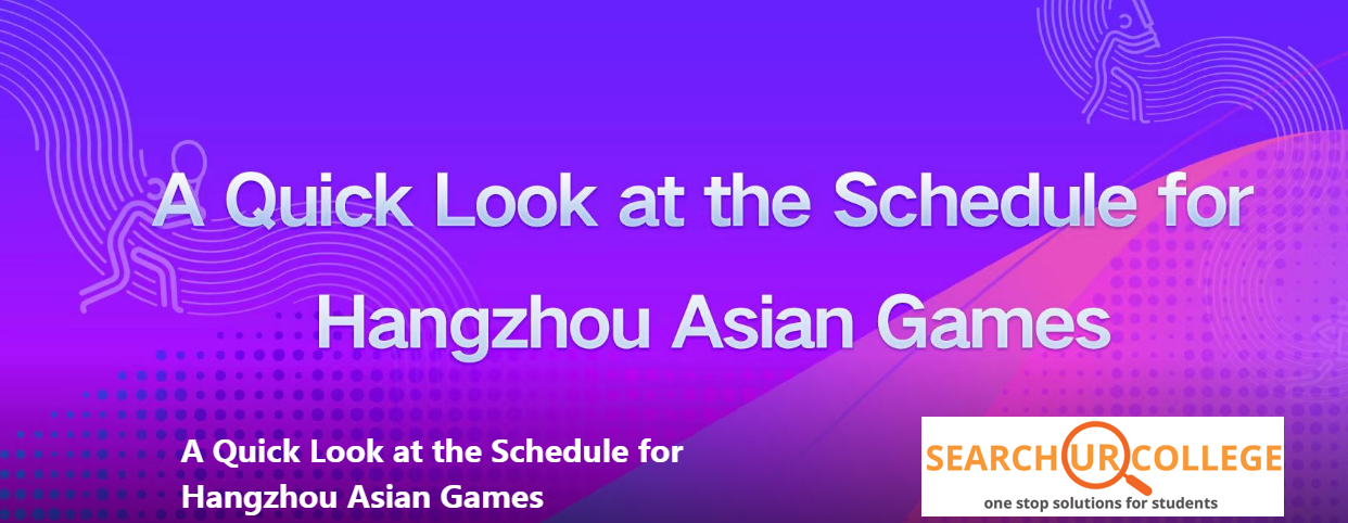 Asian Game 2023 Schedule