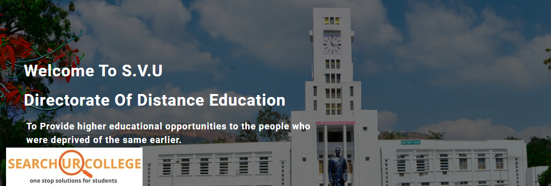 Sri Venkateswara University Directorate Of Distance Education