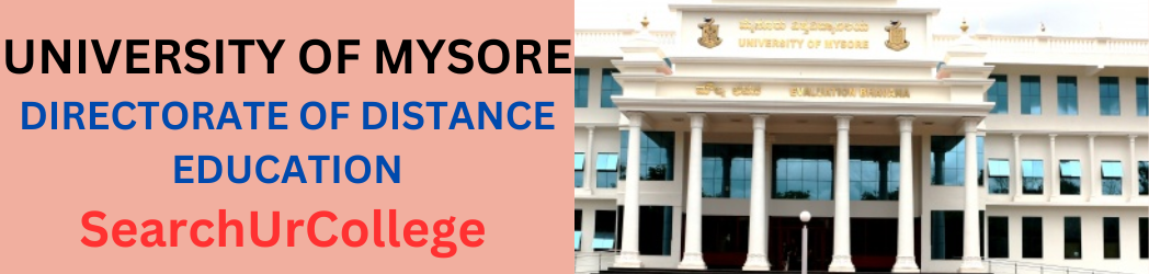 University of Mysore Distance Education
